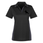 TWH PERFORMANCE (BLACK) M386W Harriton Womens Colorblock Polo