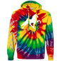 TWH PERFORMANCE STYLE 2 (WHITE) CD877 Unisex Tie-Dyed Pullover Hoodie