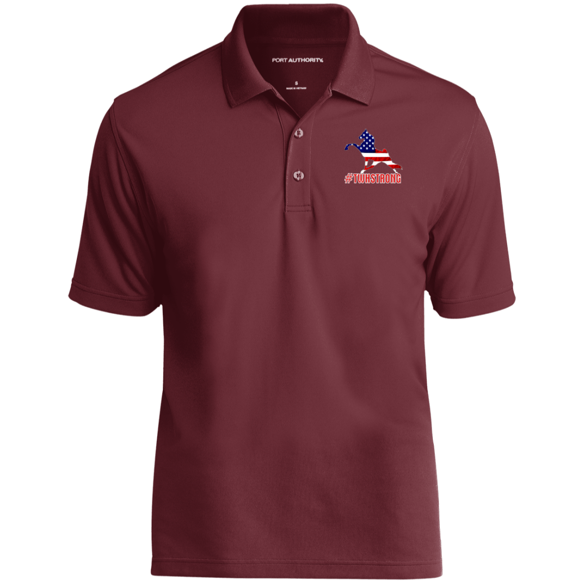 TWH STRONG PERFORMANCE WALK AMERICAN CLOSEOUT - K110 Dry Zone UV Micro-Mesh Polo