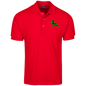 TWH PERFORMANCE GREEN PLAID CLOSEOUT - K420 Cotton Pique Knit Polo