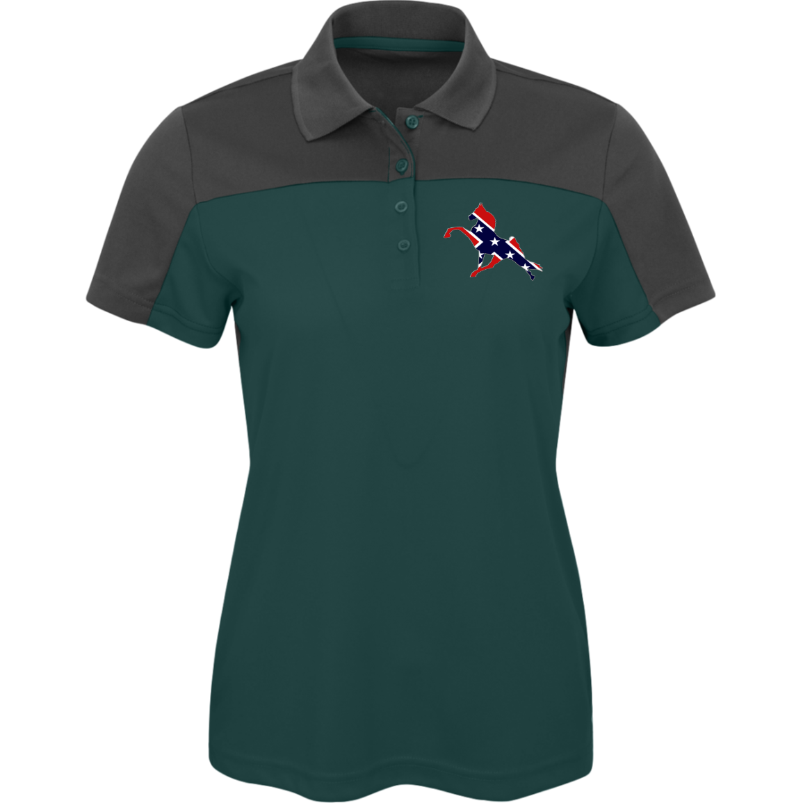 REBEL ON THE RAIL TWH PERFORMANCE CE101W Core 365 Womens Pique Polo