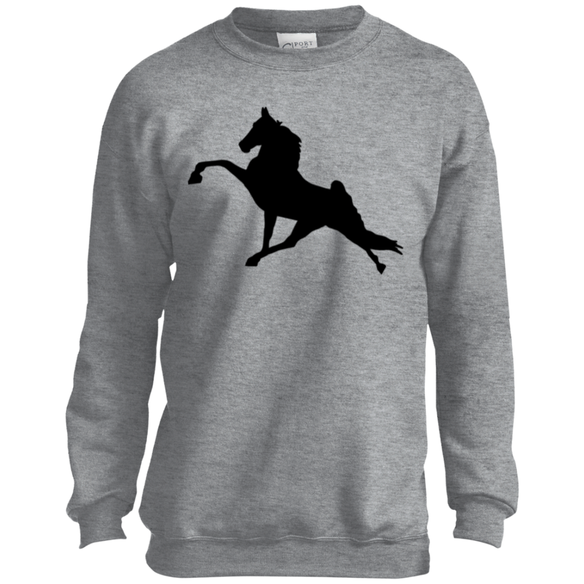 TWH PERFORMANCE (BLACK) CLOSEOUT - PC90Y Youth Crewneck Sweatshirt