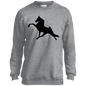 TWH PERFORMANCE (BLACK) CLOSEOUT - PC90Y Youth Crewneck Sweatshirt