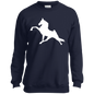 TWH PERFORMANCE (WHITE) CLOSEOUT - PC90Y Youth Crewneck Sweatshirt