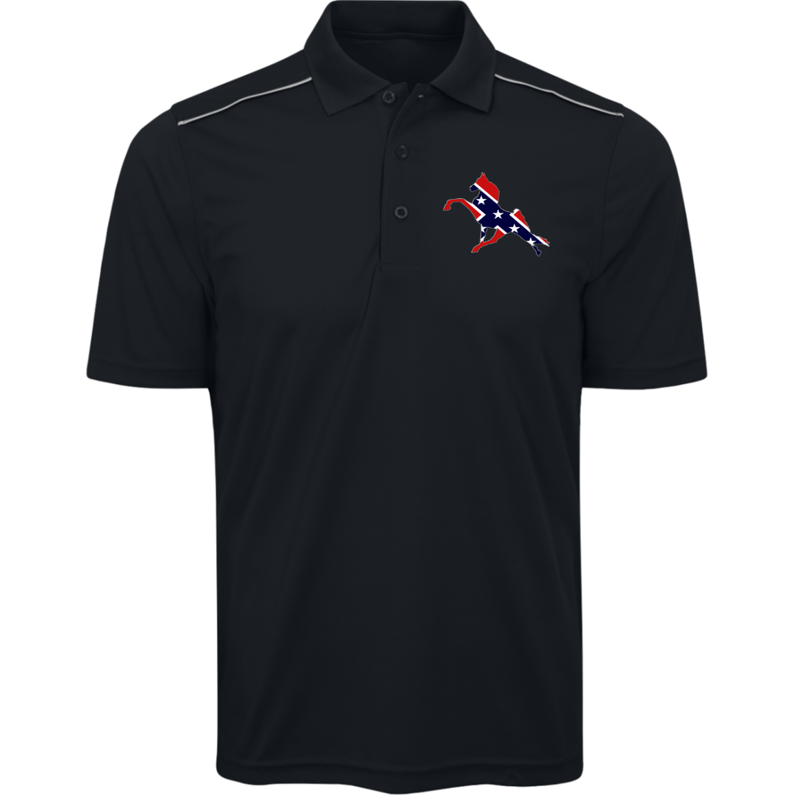 REBEL ON THE RAIL TWH PERFORMANCE 88181R Core 365 Mens Radiant Pique Polo