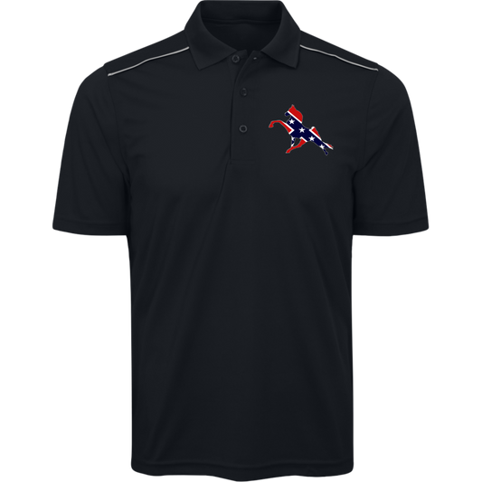 REBEL ON THE RAIL TWH PERFORMANCE 88181R Core 365 Mens Radiant Pique Polo