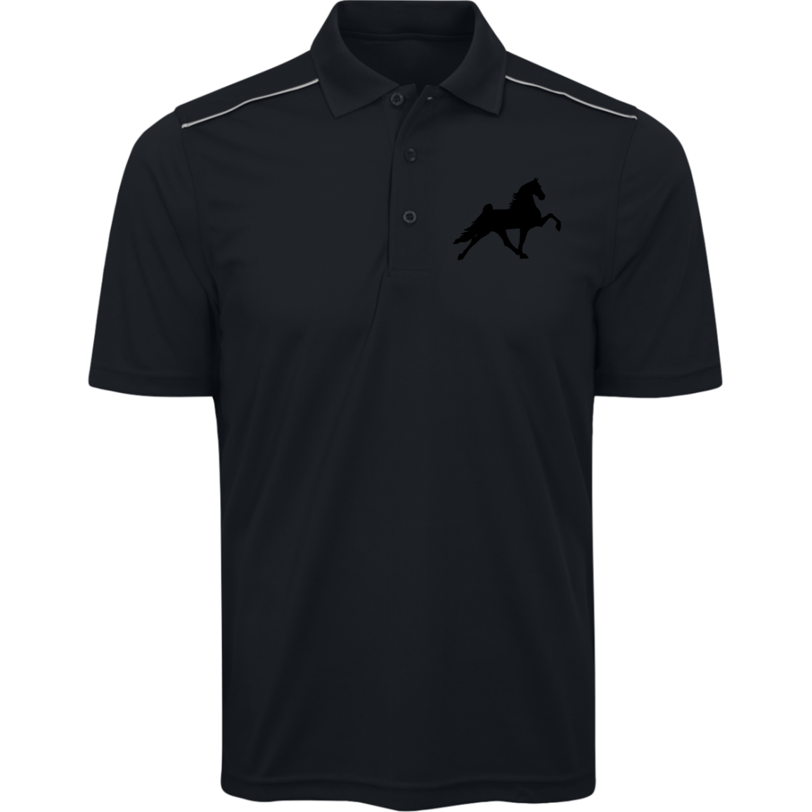 TWH PERFORMANCE STYLE 2 (BLACK) 88181R Core 365 Mens Radiant Pique Polo