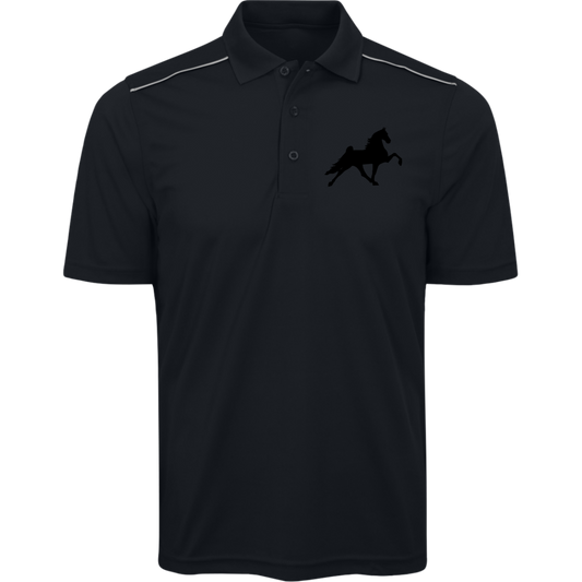 TWH PERFORMANCE STYLE 2 (BLACK) 88181R Core 365 Mens Radiant Pique Polo