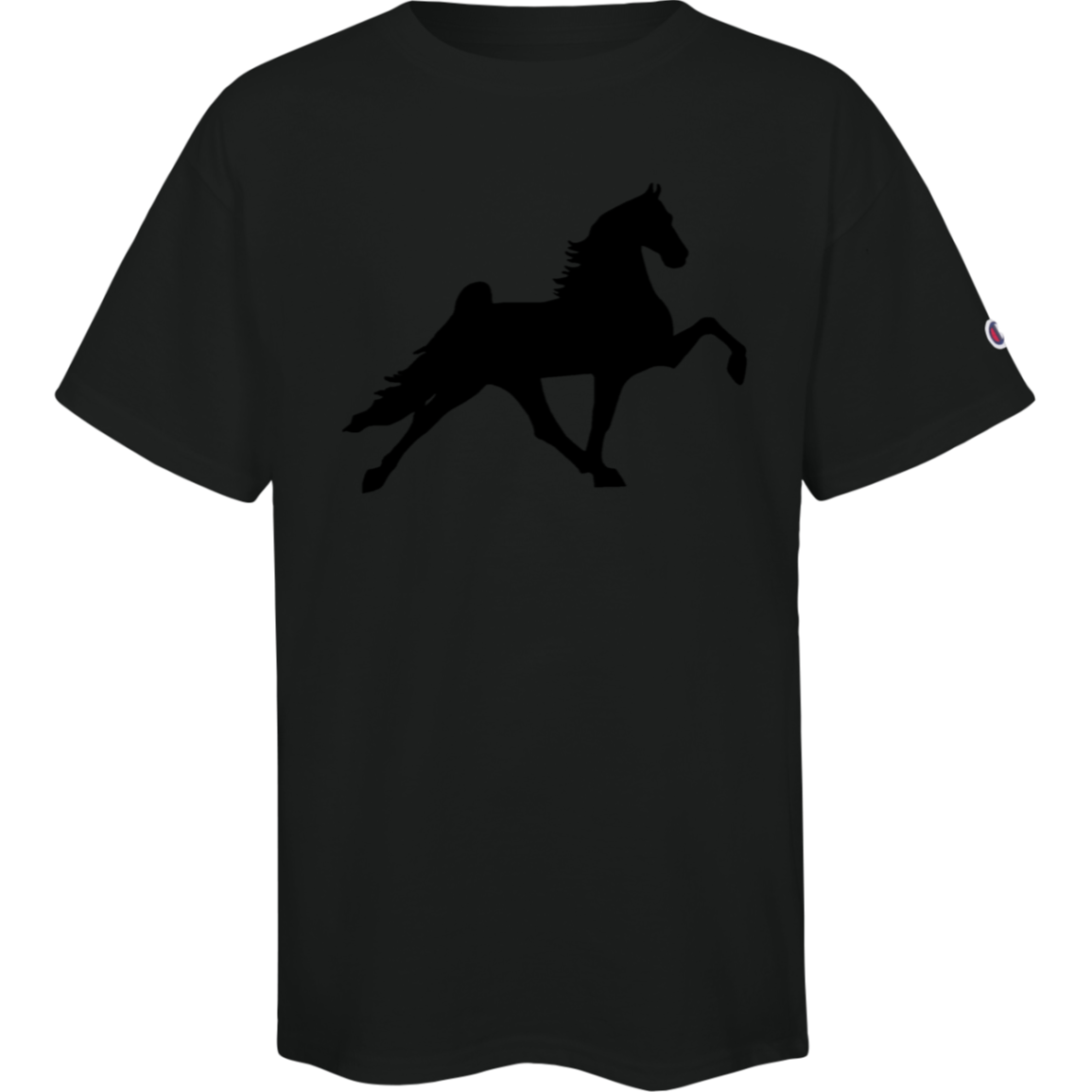 TWH PERFORMANCE STYLE 2 (BLACK) T435 Champion Kids Short Sleeve Tee