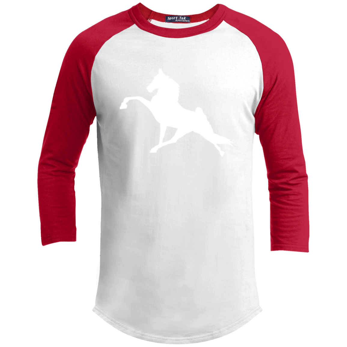 TWH PERFORMANCE (WHITE) CLOSEOUT - YT200 Youth 3/4 Raglan Sleeve Shirt