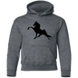 TWH PERFORMANCE (BLACK) G185B Youth Pullover Hoodie