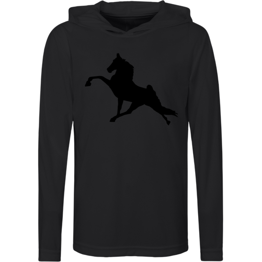 TWH PERFORMANCE (BLACK) TT41Y Team 365 Kids Zone Hooded Tee