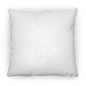 RIDE LIKE YOU STOLE HIM (WHITE LETTERS) PILLOWS (THREE SIZES)