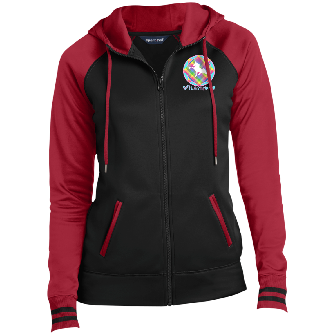 TWH STRONG-PERFORMANCE CLOSEOUT - LST236 Ladies' Sport-Wick® Full-Zip Hooded Jacket