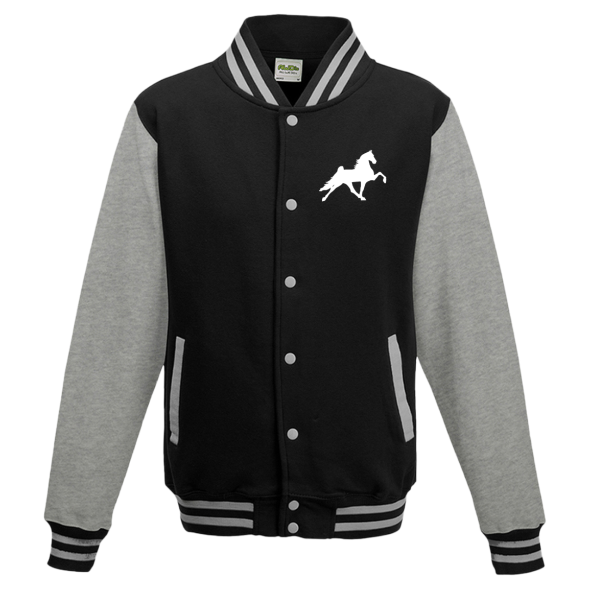 TWH PERFORMANCE STYLE 2 (WHITE) JHA043 AWDis Mens Letterman Jacket