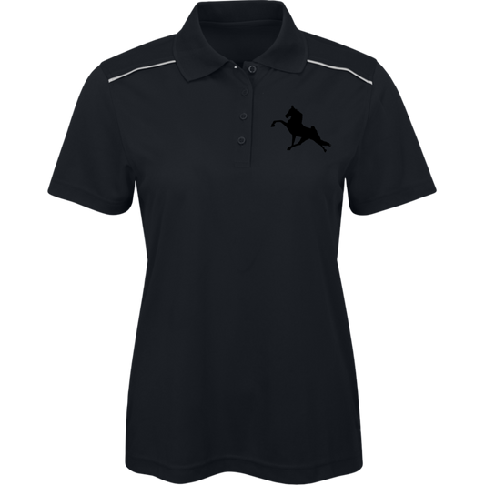 TWH PERFORMANCE (BLACK) 78181R Core 365 Womens Radiant Pique Polo