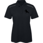 TWH PERFORMANCE (BLACK) 78181R Core 365 Womens Radiant Pique Polo