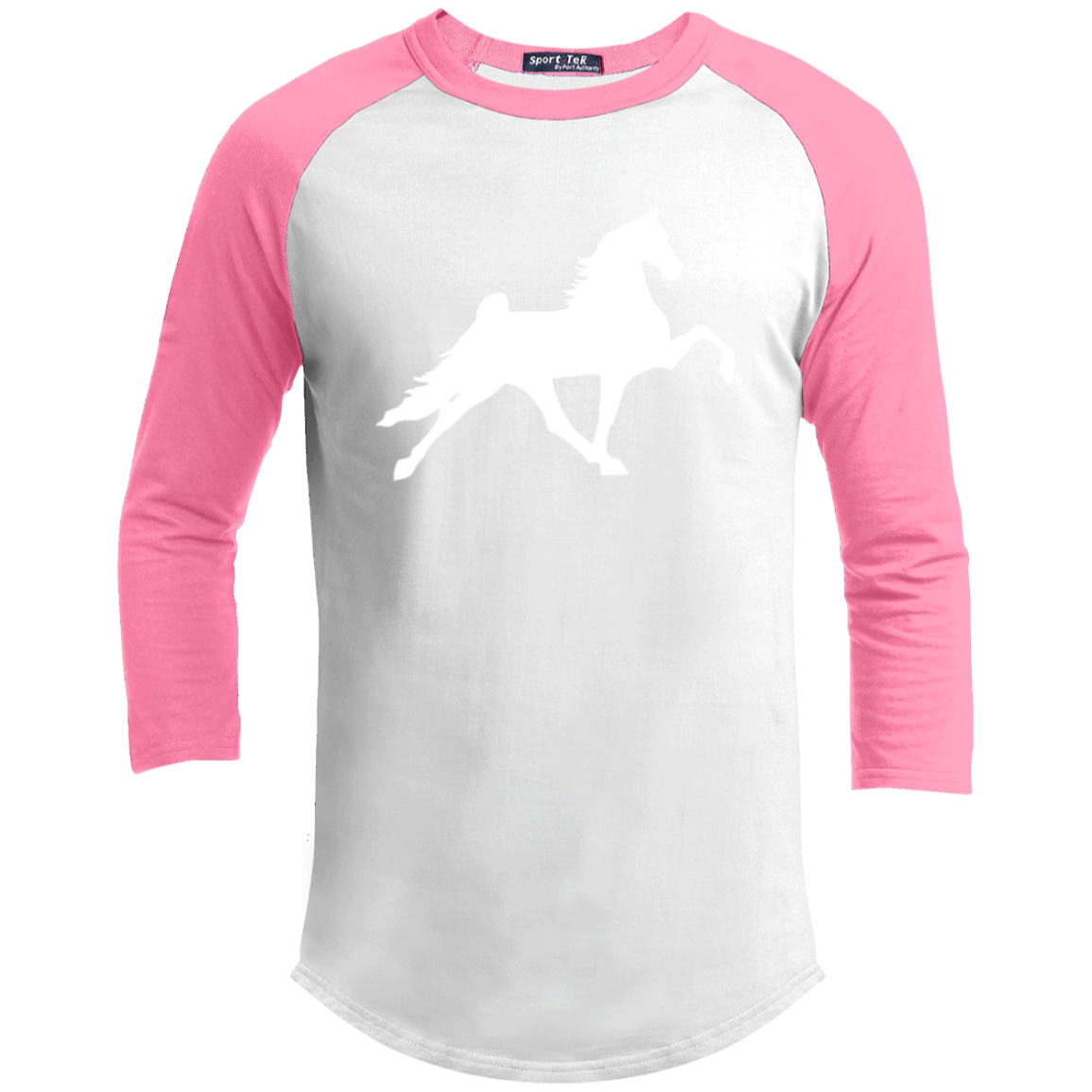 TWH PERFORMANCE STYLE 2 (WHITE) CLOSEOUT - YT200 Youth 3/4 Raglan Sleeve Shirt