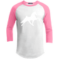 TWH PERFORMANCE STYLE 2 (WHITE) CLOSEOUT - YT200 Youth 3/4 Raglan Sleeve Shirt