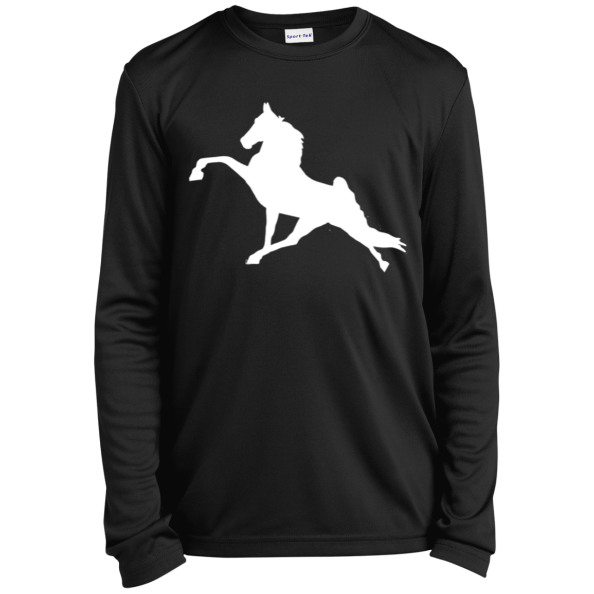 TWH PERFORMANCE (WHITE) CLOSEOUT - YST350LS Youth Long Sleeve Performance Tee