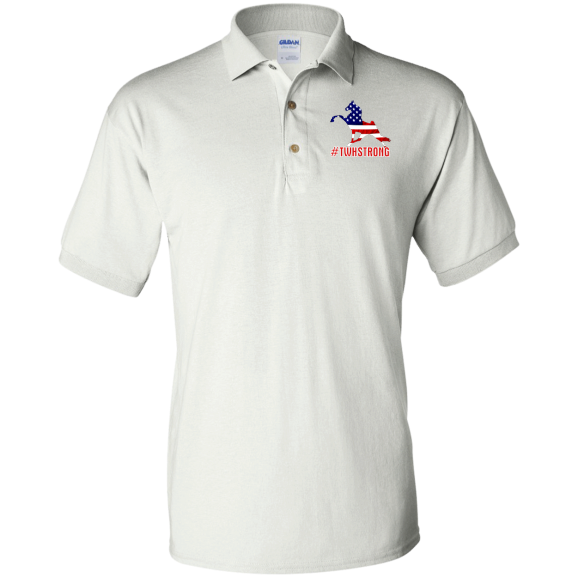 TWH STRONG PERFORMANCE WALK AMERICAN G880 Jersey Polo Shirt