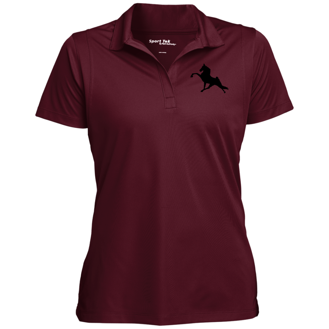 TWH PERFORMANCE (BLACK) CLOSEOUT - LST650 Ladies' Micropique Sport-Wick® Polo