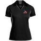 TWH STRONG PERFORMANCE WALK AMERICAN CLOSEOUT - LST655 Ladies' Colorblock Performance Polo