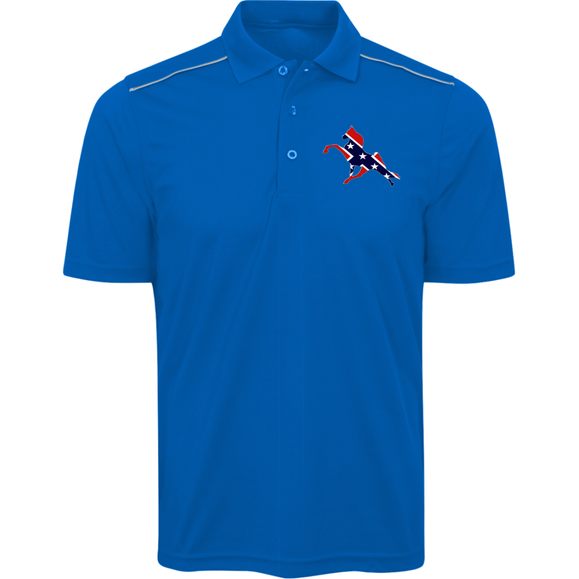 REBEL ON THE RAIL TWH PERFORMANCE 88181R Core 365 Mens Radiant Pique Polo