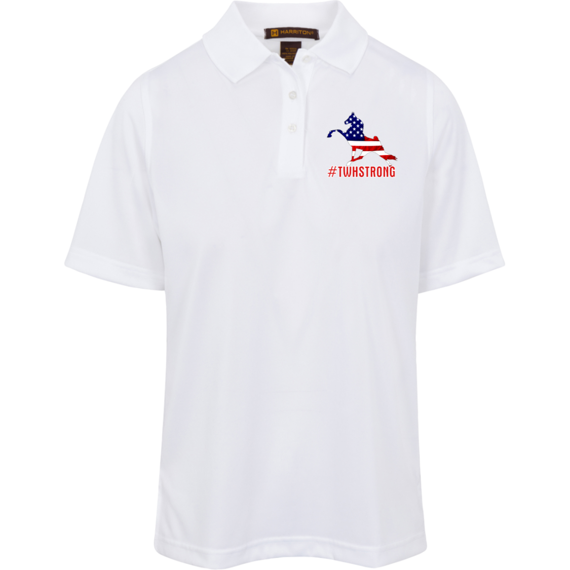 TWH STRONG PERFORMANCE WALK AMERICAN M348W Harriton Womens Advantage Plus Polo