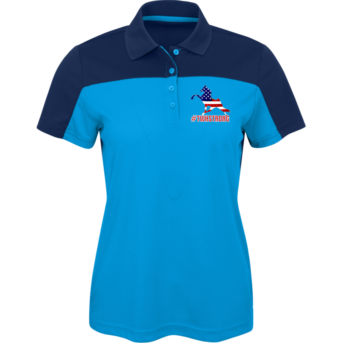 TWH STRONG PERFORMANCE WALK AMERICAN CE101W Core 365 Womens Pique Polo