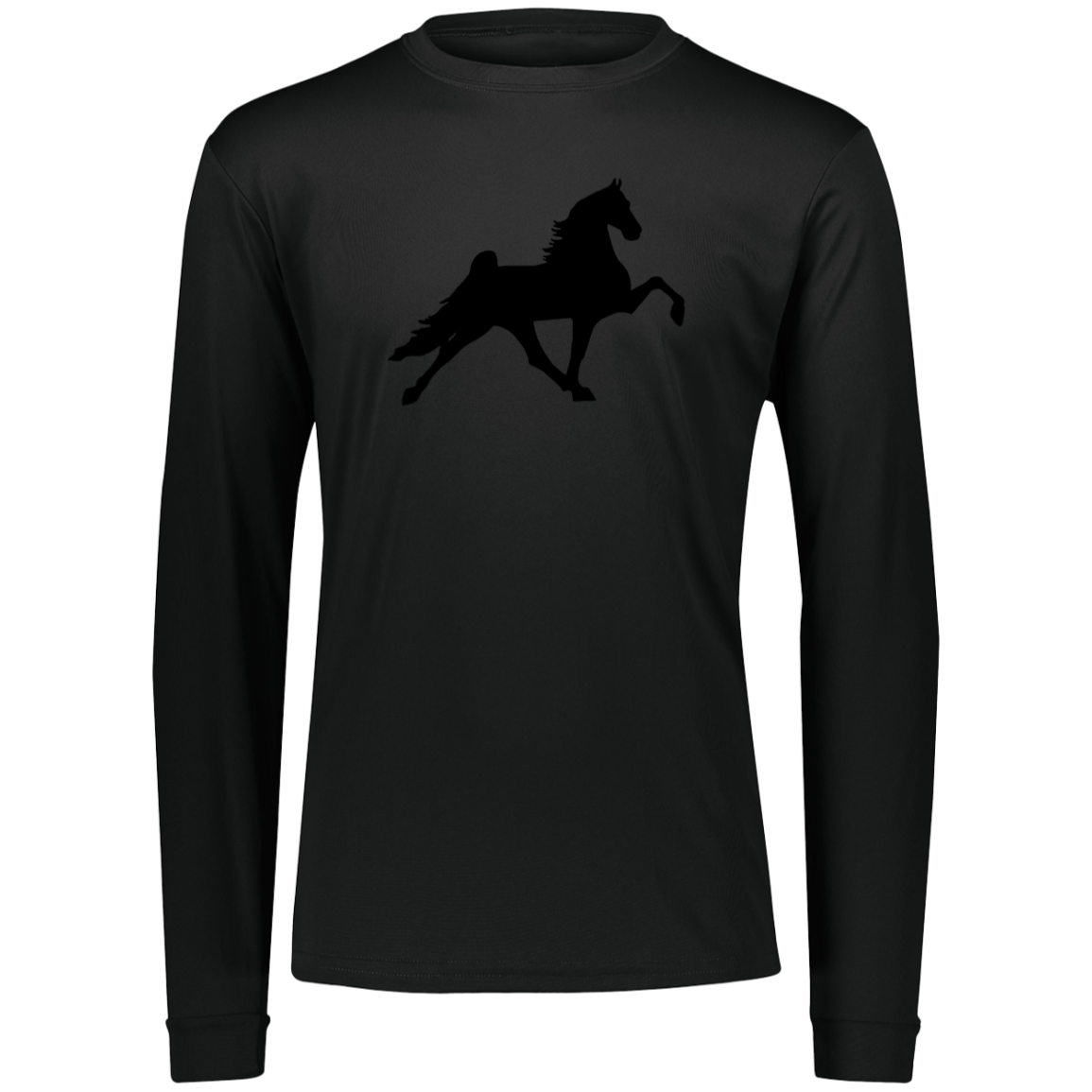 TWH PERFORMANCE STYLE 2 (BLACK) CLOSEOUT - 789 Youth Moisture-Wicking Long-Sleeve Tee