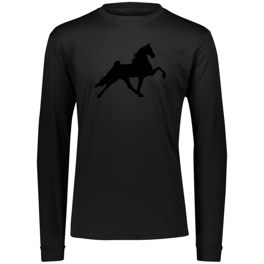 TWH PERFORMANCE STYLE 2 (BLACK) CLOSEOUT - 789 Youth Moisture-Wicking Long-Sleeve Tee