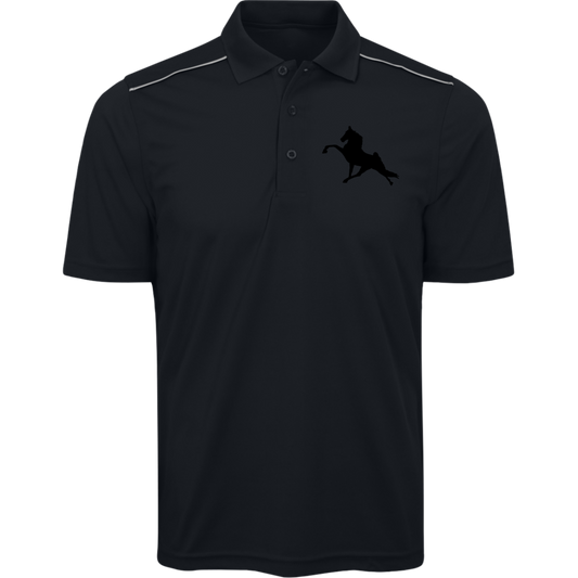 TWH PERFORMANCE (BLACK) 88181R Core 365 Mens Radiant Pique Polo