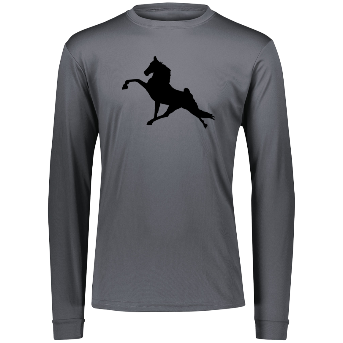 TWH PERFORMANCE (BLACK) CLOSEOUT - 789 Youth Moisture-Wicking Long-Sleeve Tee