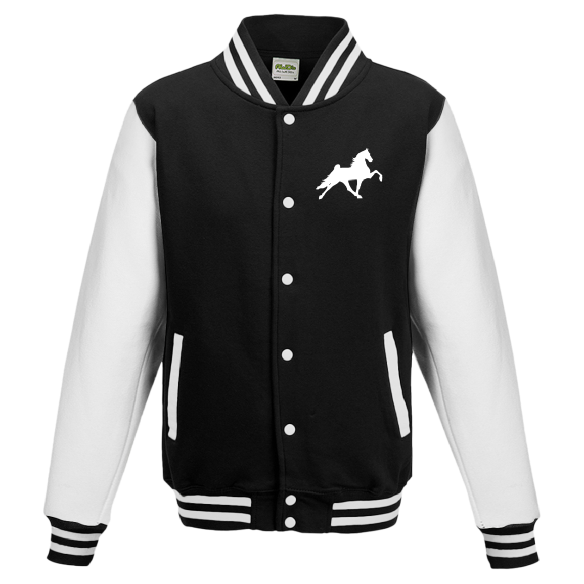 TWH PERFORMANCE STYLE 2 (WHITE) JHA043 AWDis Mens Letterman Jacket