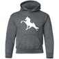 TWH PERFORMANCE (WHITE) G185B Youth Pullover Hoodie