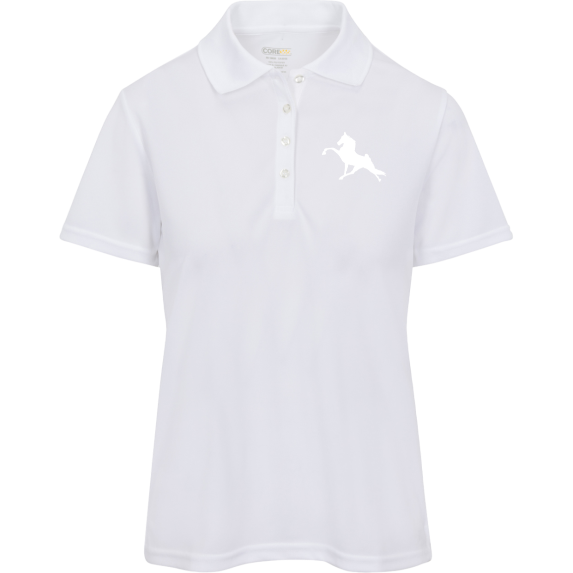 TWH PERFORMANCE (WHITE) 78181 Core 365 Womens Origin Pique Polo