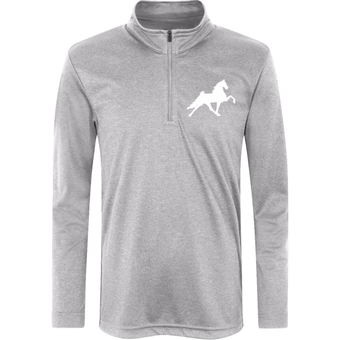 TWH PERFORMANCE STYLE 2 (WHITE) TT31HY Team 365 Kids Heather Quarter Zip