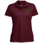 TWH PERFORMANCE GREEN PLAID CLOSEOUT - LST650 Ladies' Micropique Sport-Wick® Polo