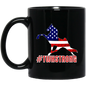 TWH STRONG PERFORMANCE WALK AMERICAN BM11OZ 11oz Black Mug