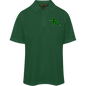 TWH PERFORMANCE GREEN PLAID M348W Harriton Womens Advantage Plus Polo