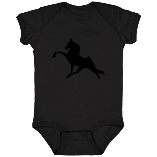 TWH PERFORMANCE (BLACK) 4424 Infant Fine Jersey Bodysuit