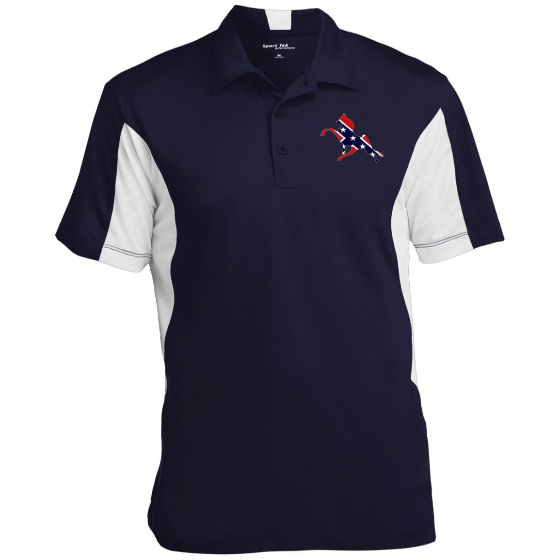 REBEL ON THE RAIL TWH PERFORMANCE CLOSEOUT - ST655 Men's Colorblock Performance Polo