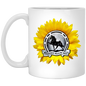 TWH SUNFLOWER RETRO XP8434 11oz White Mug