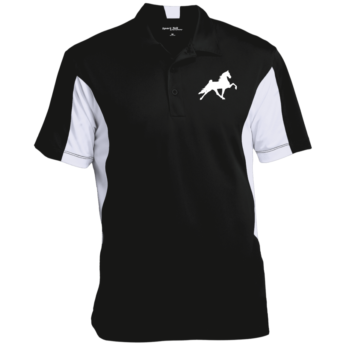 TWH PERFORMANCE STYLE 2 (WHITE) CLOSEOUT - ST655 Men's Colorblock Performance Polo