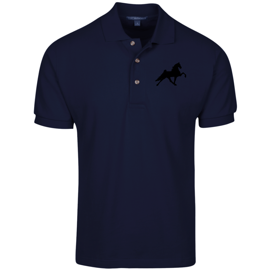 TWH PERFORMANCE STYLE 2 (BLACK) CLOSEOUT - K420 Cotton Pique Knit Polo