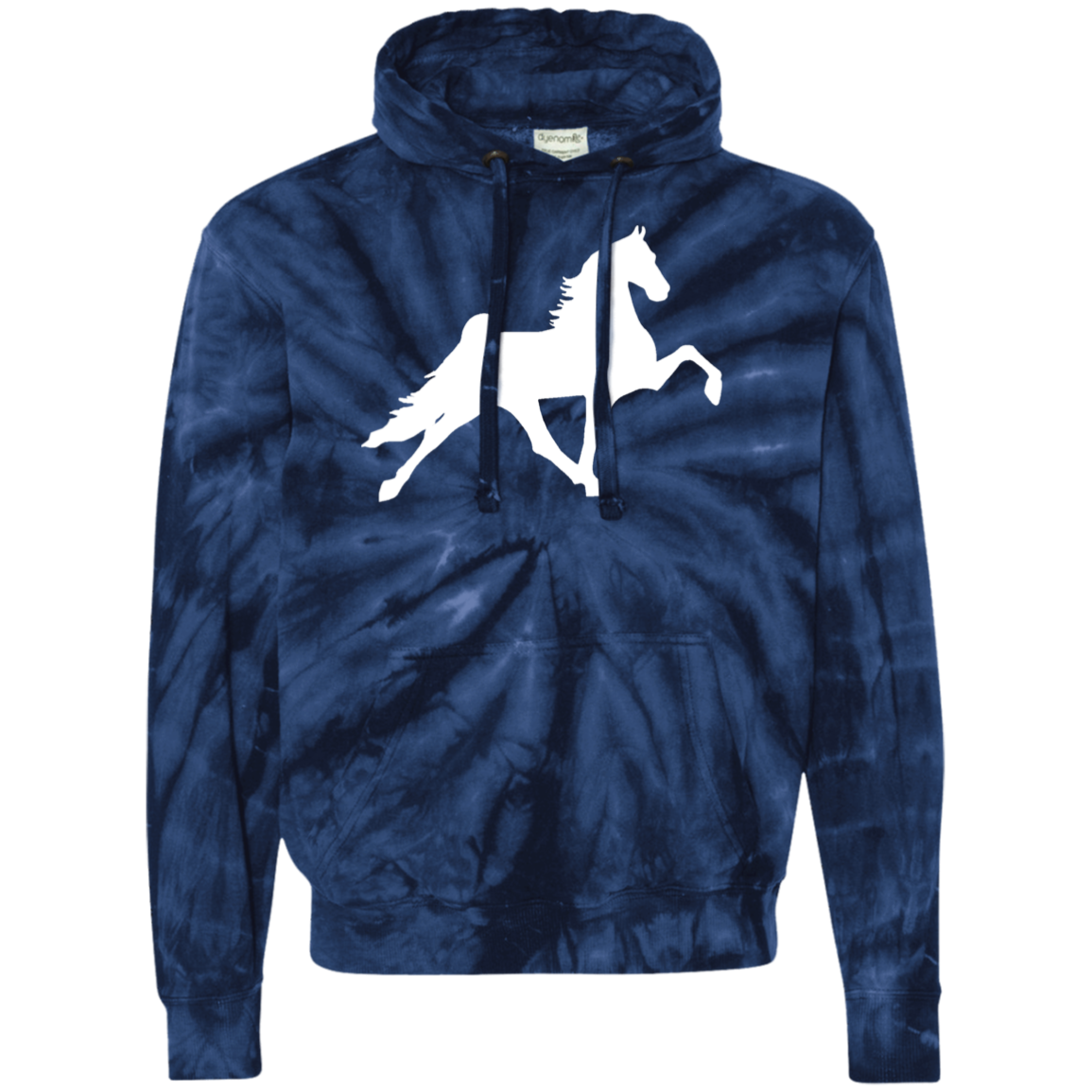 TWH PERFORMANCE STYLE 2 (WHITE) CD877 Unisex Tie-Dyed Pullover Hoodie