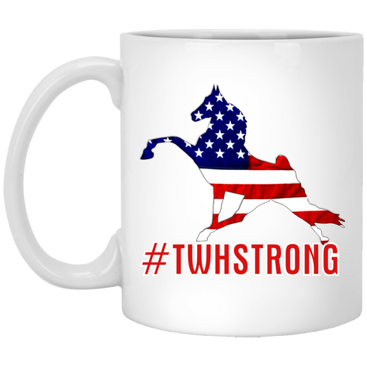 TWH STRONG PERFORMANCE WALK AMERICAN XP8434 11oz White Mug