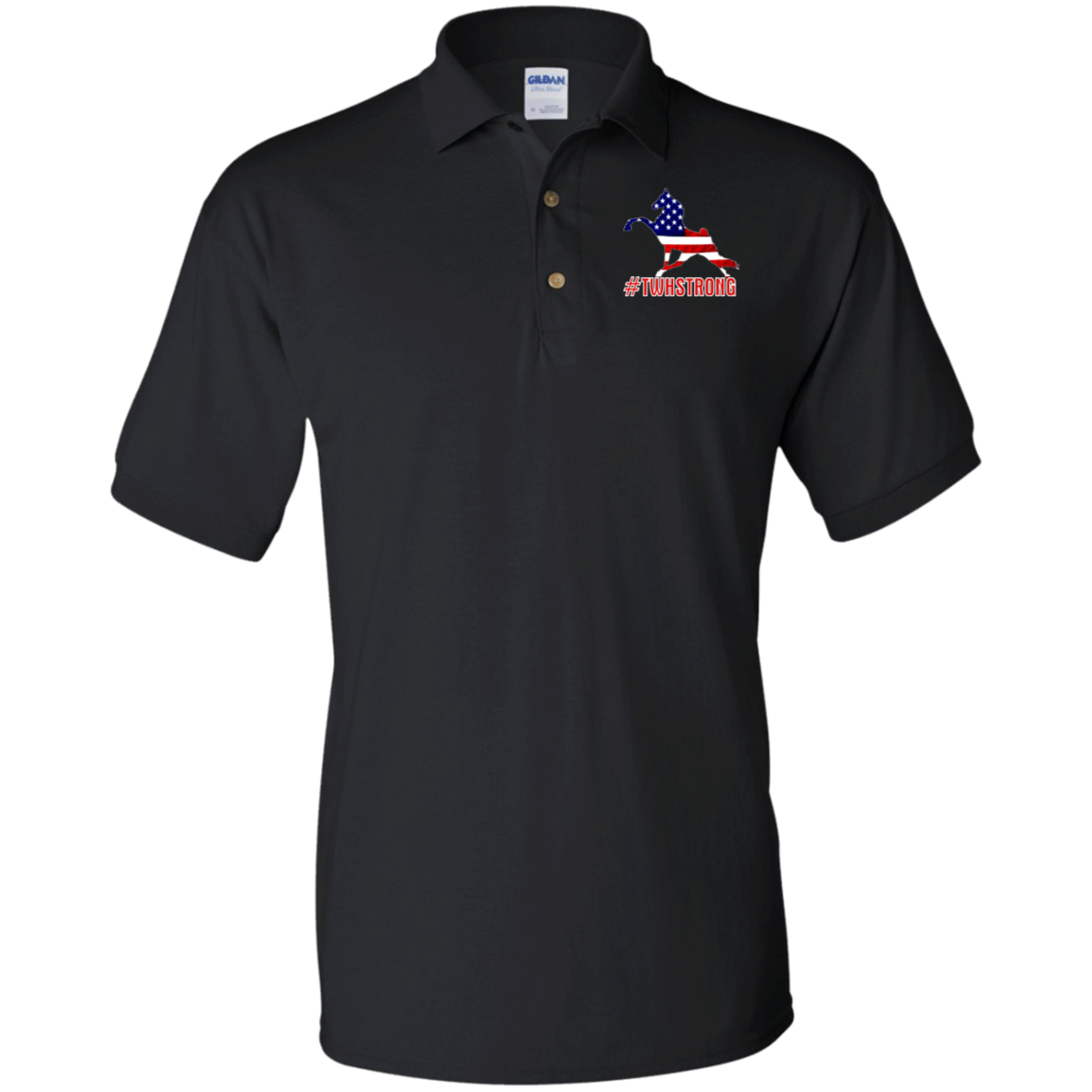 TWH STRONG PERFORMANCE WALK AMERICAN G880 Jersey Polo Shirt