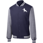 TWH PERFORMANCE (WHITE) CLOSEOUT - ST270 Fleece Letterman Jacket